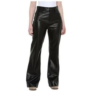 Alp-n-Rock Womens M Claren Faux-Leather Pants Black NWT